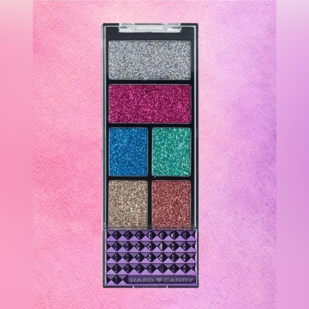 Hard Candy Glitteratzi Glitter Gel Palette Center of‎ Attention 6 Shades TA8269